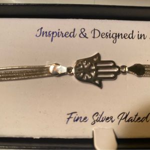 Silver plated bracelet